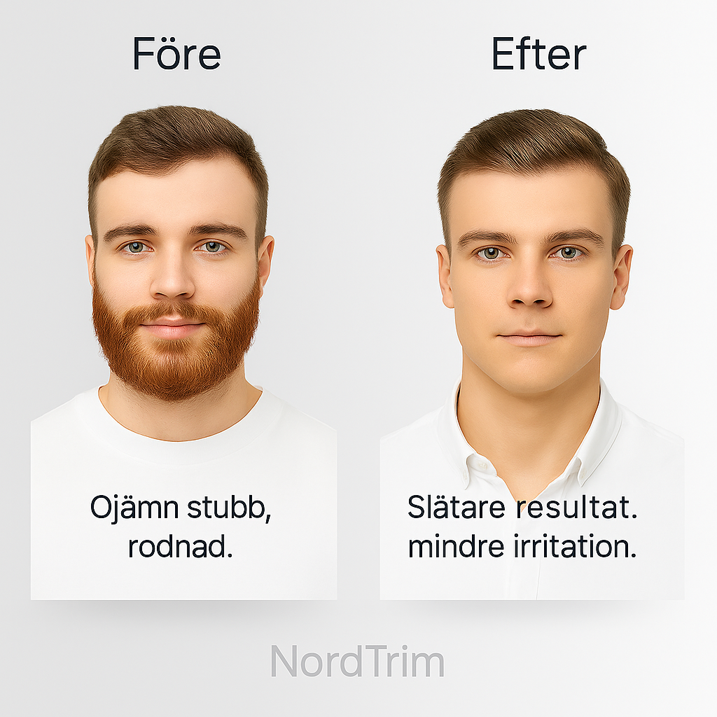 NordTrim™ – Din följeslagare för rakning och precision.